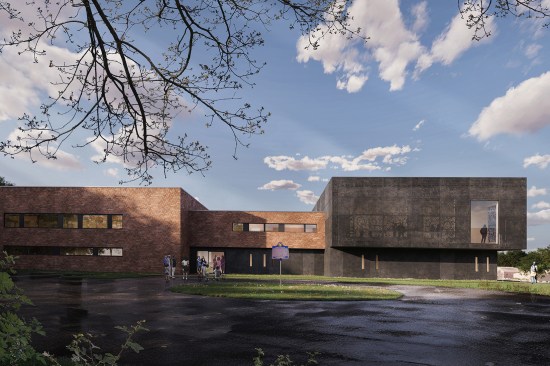 A rendering of the Brownsville Futures Project in Atlanta, by Atelier Cory Henry