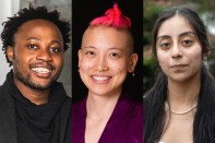 2023 CFA Lab Residents: Kholisile Dhliwayo, A.L. Hu, and Karla Andrea Pérez