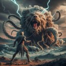 Image generated using Ideogram from the prompt 'Taming the Unruly Climate Beast.'