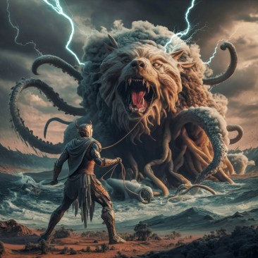 Image generated using Ideogram from the prompt 'Taming the Unruly Climate Beast.'