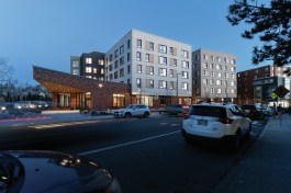 J.J. Carroll House, opened January 2024, has 142 affordable apartments for older adults and located in Brighton, Mass. When certified, it will be the largest Passive House building in the state.