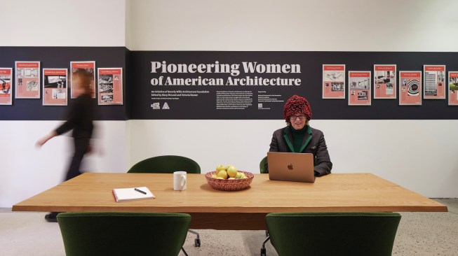 The new 2,000-square-foot space is both a headquarters and a hybrid multi-use area for women in architecture, engineering, and construction.