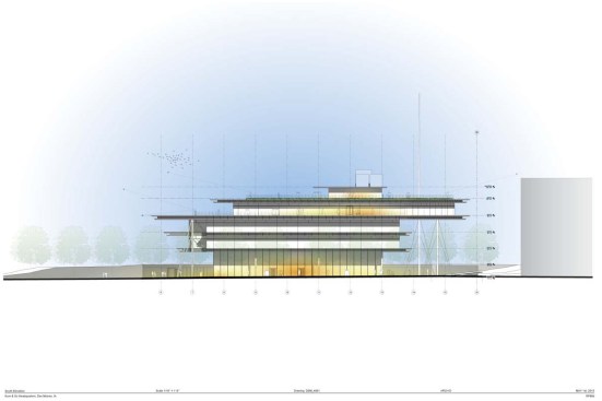 South elevation.