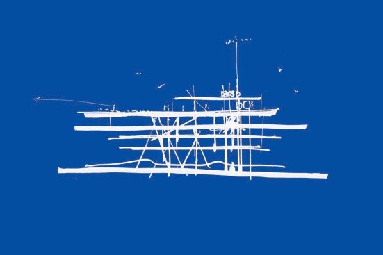 Renzo Piano sketch.