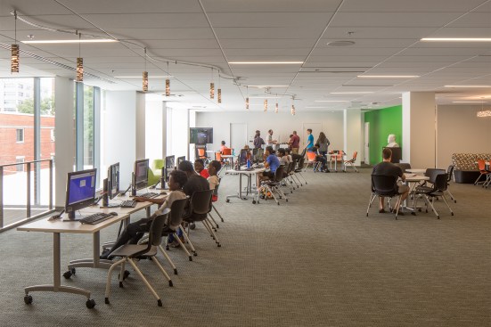 Library interior