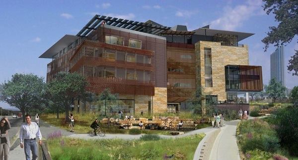 Renderings for Austin's central library.