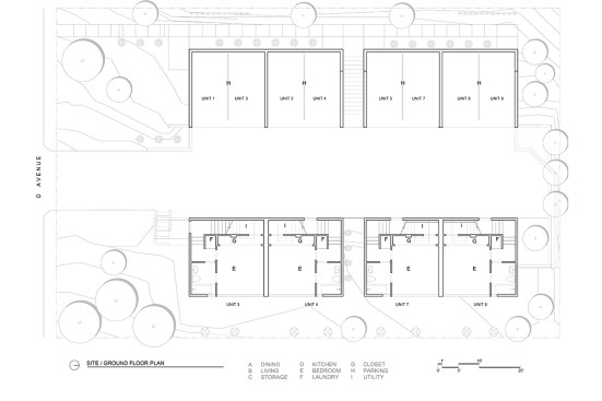 Ground-floor and site plan