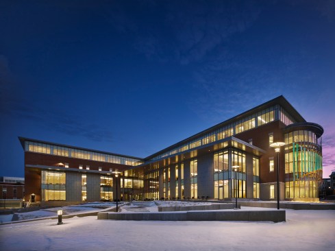 View from campus quad