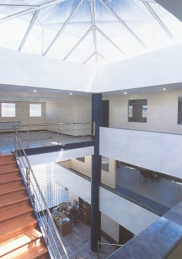 Solar heated atrium