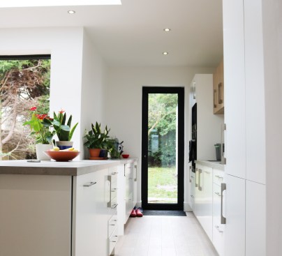Views through from front to back are established