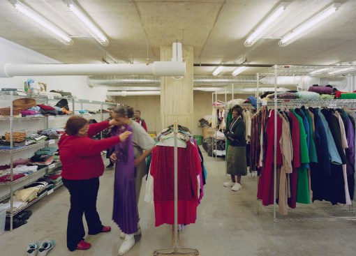 The mission's programming makes it far more than just a homeless shelter. Residents have access to a clothing distribution center on the basement level to get clean clothes for daily living as well as for job interviews.