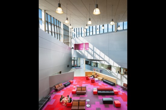 SUNY Potsdam interior lobby
