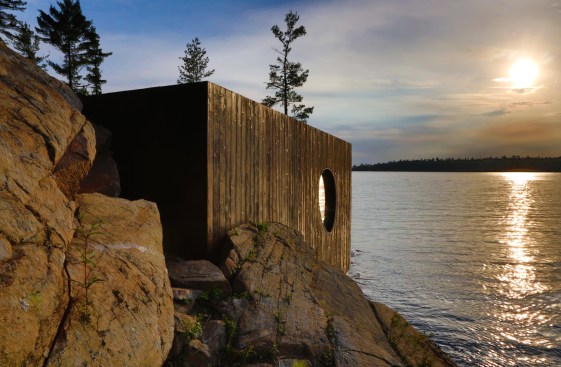 Simple angles compliment the rock formation.