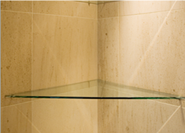 glass made shelf