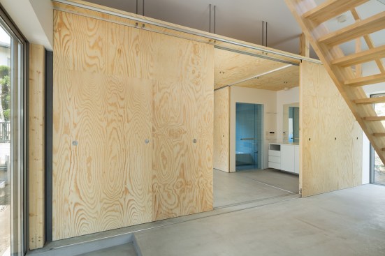 master bedroom, doors closed
