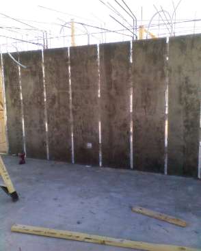 formwork showing CRCM metal nailers
