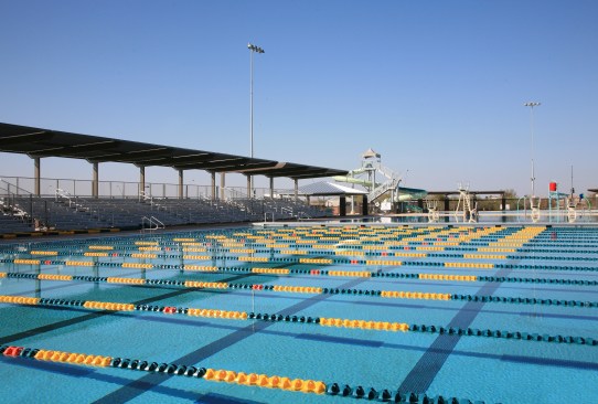 Racing Lanes with Covered Spectator Seating