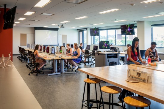 SUNY Potsdam interior classroom