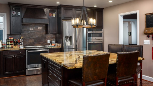 Remodeled gourmet kitchen