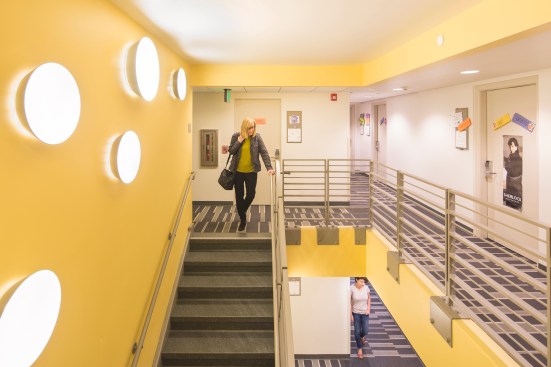 Interior, Berger Hall Staircase