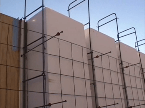 EPS roof show top with reinforcement