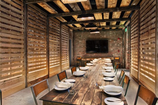 Commonwealth Restaurant, in Cambridge, Mass., combines restaurant and marketplace.