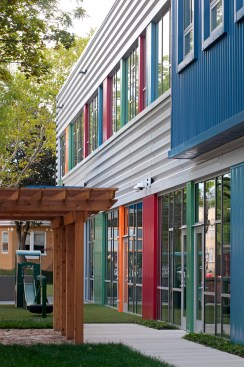 Playground Area Along North Facade