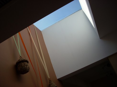 skylight at foyer