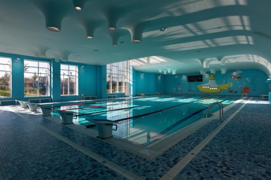 The swimming pool