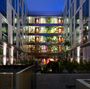 Open Courtyard Looking North