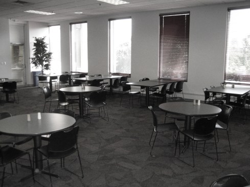 corporate dining before renovation