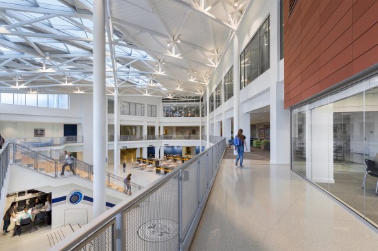 Student groups have dedicated spaces throughout the center