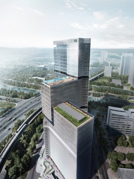 Nansha Kingboard Free Trade Zone Mixed-use Project, Guangzhou, China, by Aedas