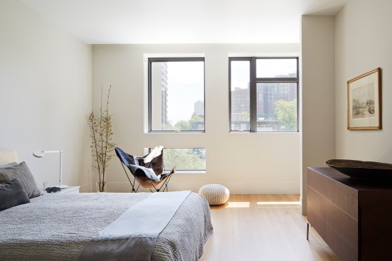 A bedroom on the third floor