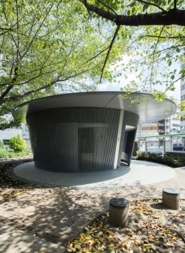 The public restroom designed by Tadao Ando, Hon. FAIA