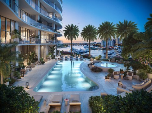 St. Regis Residences, Bahia Mar, by the Related Group.