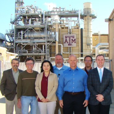 The team from Texas A&M University, which won the 2015 Battle of the Building team challenge.