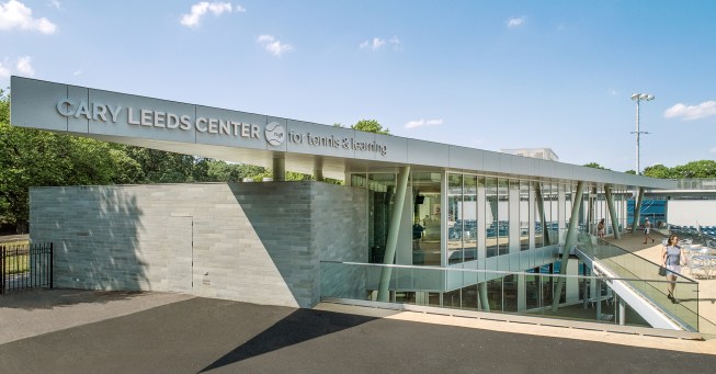 Gluck+ designed the Cary Leeds Center for Tennis and Learning, in the Bronx, New York, which was called by The New York Times' Michael Kimmelman as "one of the city’s best new works of public architecture."