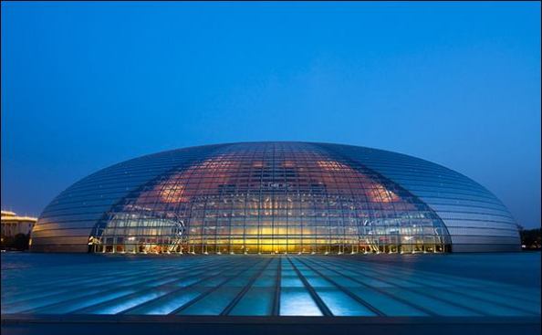 The National Grand Theater of China, Beijing, by Paul Andreu and BIAD.