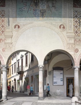 Piazza Ducale, in Vigevano, Italy.
