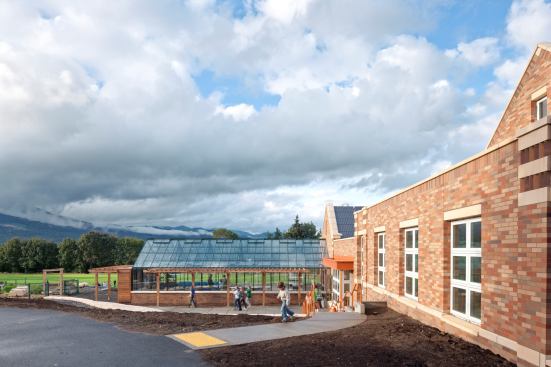2012 AIA COTE Top Ten Project Hood River Middle School Music and Science Building in Hood River, Ore., designed by Opsis Architecture.