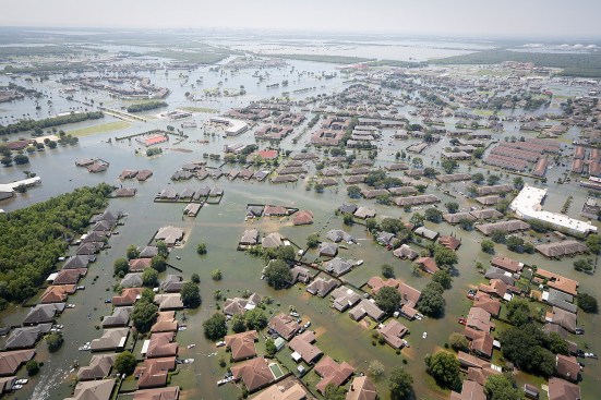 Flooding from Hurricane Harvey in 2017