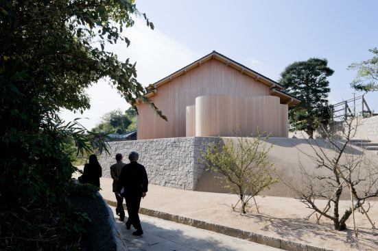 Exterior of F-Art House by Kazuyo Sejima, part of Art House Project Inujima