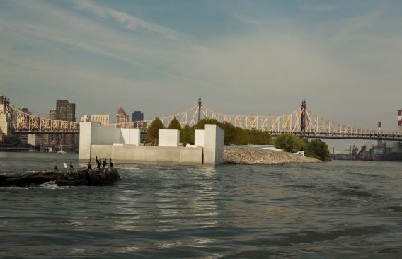 Four Freedoms Park, New York, by Louis Kahn, FAIA
