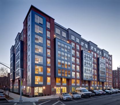 A precast concrete and brick panelized wall system provides an enhanced airtight envelope. The project went up from foundation to roof within 40 days.