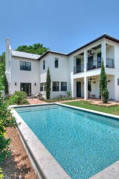 The waterfront home gets its name from its reliance on the cooling breezes from Sarasota Bay. Its east-facing rear elevation contains a covered balcony and porch, which help with passive cooling. Corresponding windows on the front and rear of the house promote cross-ventilation. The owners reserve use of a 5-zone, 20.5 SEER air conditioning system for particularly hot spells.
