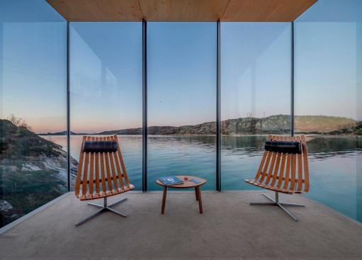 "Sea Cabin Interior, Manshausen Island Resort" (Cabin in Steigen, Norway, designed by Stinessen Arkitektur)