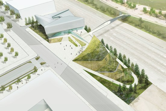 Aerial site view