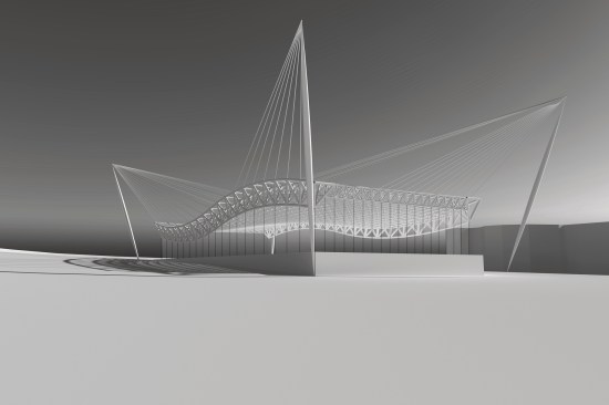 Third year student work in technology curriculum: long span structures