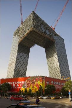 CCTV, in Beijing, by Office for Metropolitan Architecture (OMA).